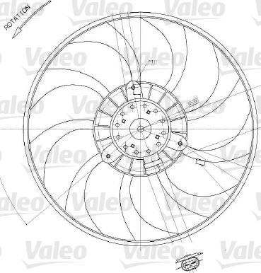 Valeo 698412 - Вентилятор, охолодження двигуна autocars.com.ua