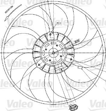 Valeo 698424 - Вентилятор, охолодження двигуна autocars.com.ua