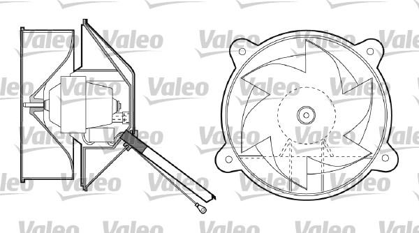 Valeo 698429 - Вентилятор салону autocars.com.ua