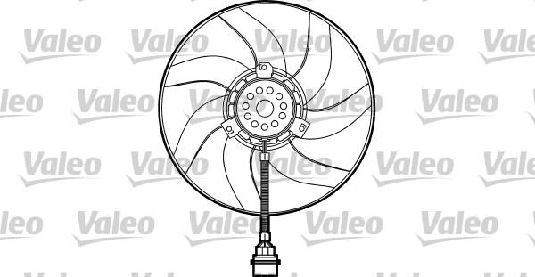 Valeo 698465 - Вентилятор, охолодження двигуна autocars.com.ua