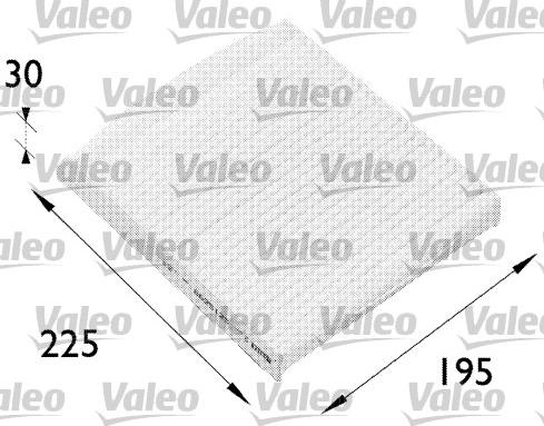 Valeo 698512 - Фильтр воздуха в салоне autodnr.net