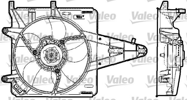 Valeo 698519 - Вентилятор, охолодження двигуна autocars.com.ua