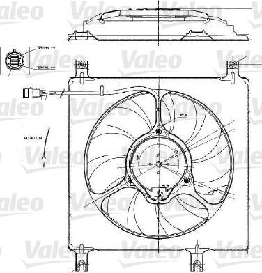 Valeo 698552 - Вентилятор, охлаждение двигателя avtokuzovplus.com.ua