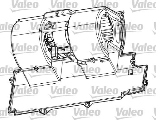 Valeo 698560 - Вентилятор салона avtokuzovplus.com.ua