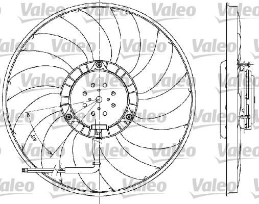 Valeo 698609 - Вентилятор, охлаждение двигателя autodnr.net