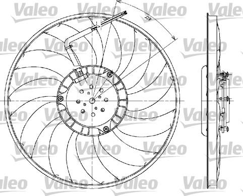 Valeo 698610 - Вентилятор, охлаждение двигателя autodnr.net