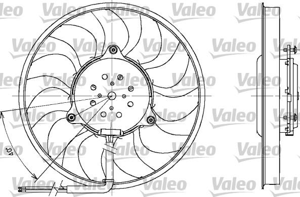 Valeo 698611 - Вентилятор, охолодження двигуна autocars.com.ua