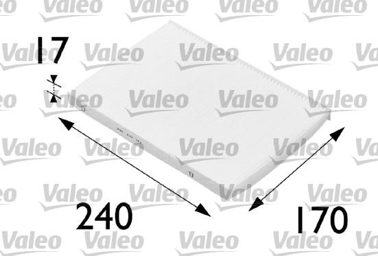 Valeo 698689 - Фильтр воздуха в салоне autodnr.net