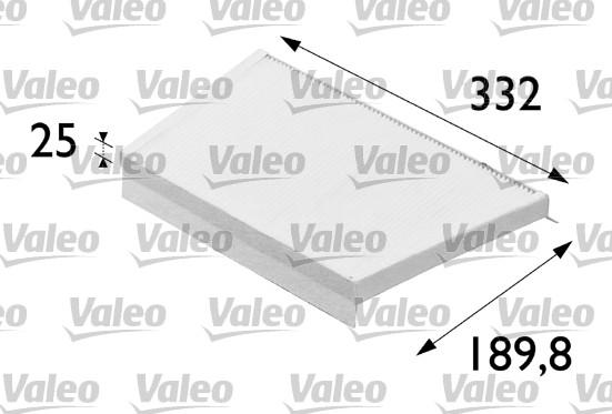 Valeo 698700 - Фильтр воздуха в салоне autodnr.net