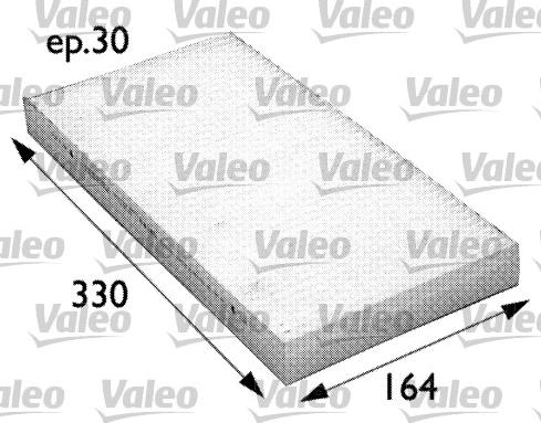Valeo 698726 - Фильтр воздуха в салоне autodnr.net
