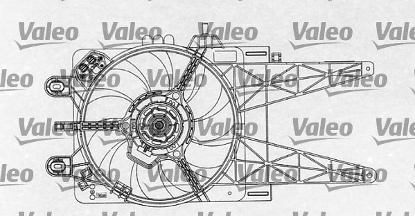 Valeo 698763 - Вентилятор, охлаждение двигателя avtokuzovplus.com.ua