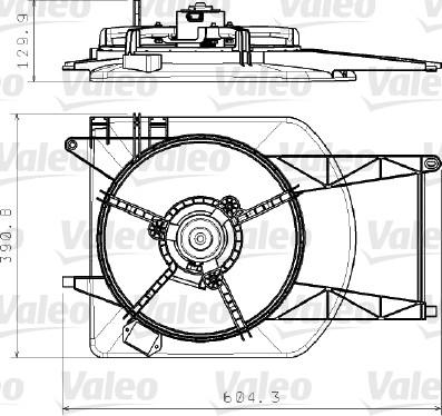 Valeo 698766 - Вентилятор, охолодження двигуна autocars.com.ua