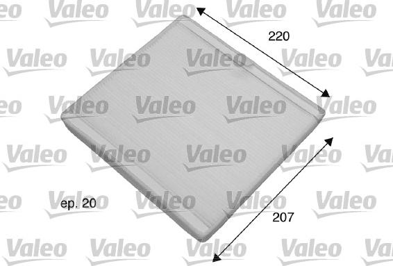 Valeo 698769 - Фильтр воздуха в салоне autodnr.net
