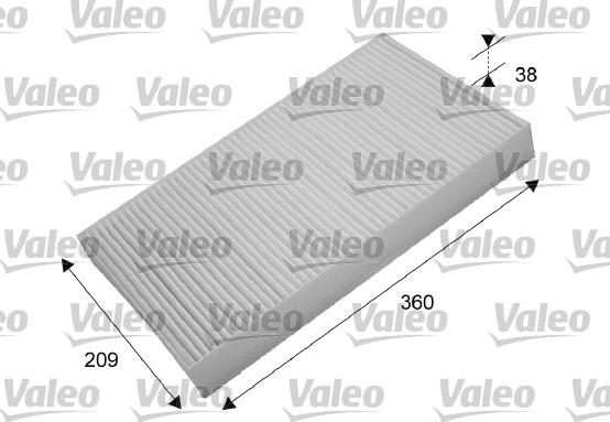 Valeo 698871 - Фильтр воздуха в салоне autodnr.net