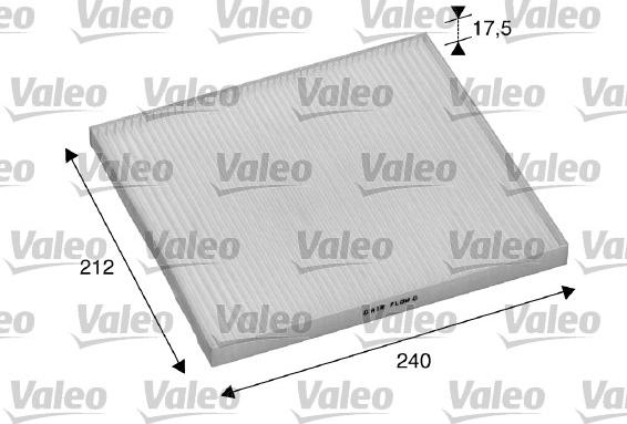 Valeo 698895 - Фильтр воздуха в салоне autodnr.net