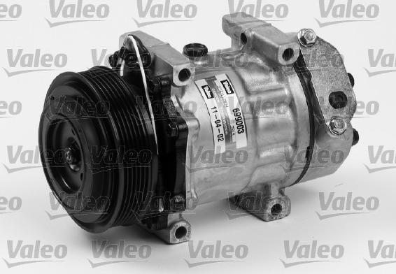 Valeo 699003 - Компресор, кондиціонер autocars.com.ua