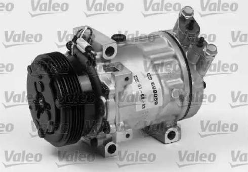 Valeo 699059 - Компрессор кондиционера avtokuzovplus.com.ua