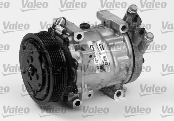 Valeo 699107 - Компресор, кондиціонер autocars.com.ua