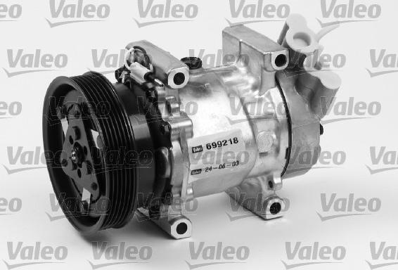 VALEO 699218 - Компресор, кондиціонер autocars.com.ua