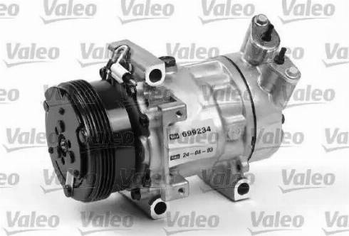 Valeo 699234 - Компрессор кондиционера avtokuzovplus.com.ua