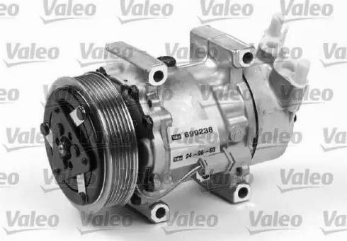 Valeo 699238 - Компрессор кондиционера avtokuzovplus.com.ua