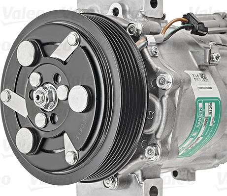 Valeo 699368 - Компрессор кондиционера avtokuzovplus.com.ua