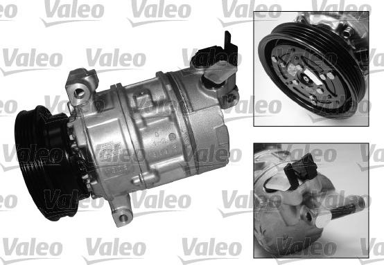 Valeo 699373 - Компресор, кондиціонер autocars.com.ua