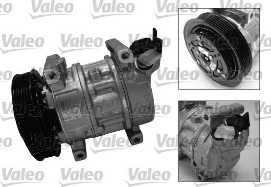 VALEO 699374 - Компресор, кондиціонер autocars.com.ua