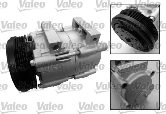 VALEO 699619 - Компресор, кондиціонер autocars.com.ua