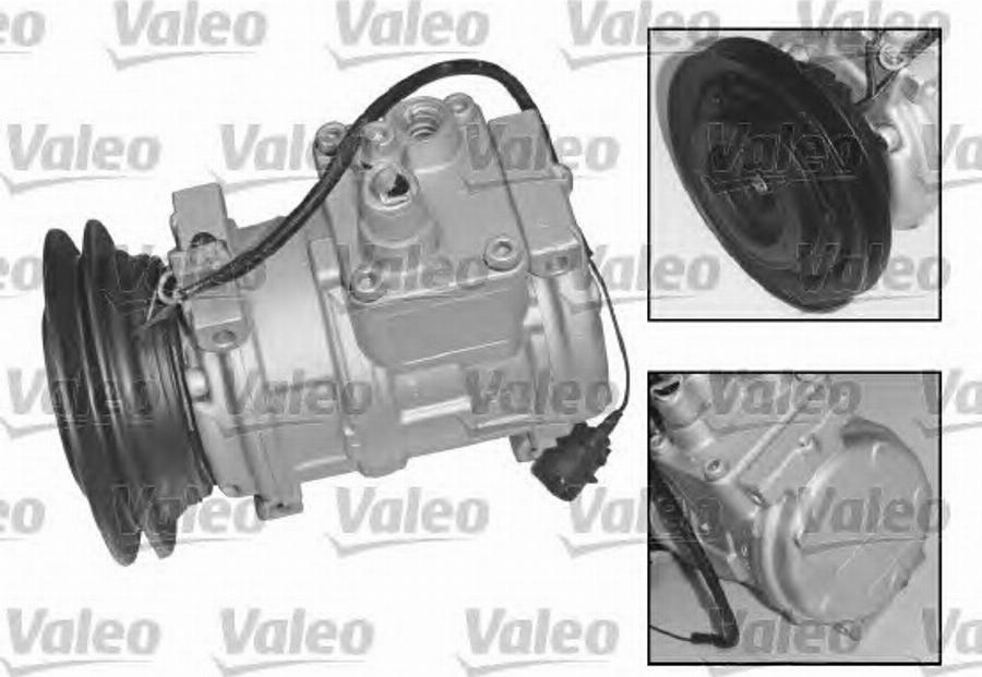 Valeo 699651 - Компресор, кондиціонер autocars.com.ua