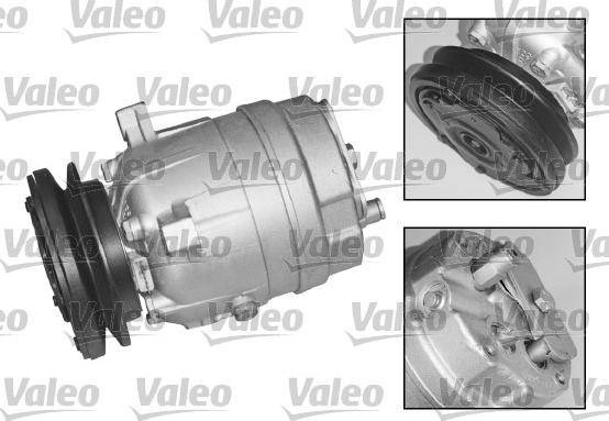 Valeo 699695 - Компресор, кондиціонер autocars.com.ua