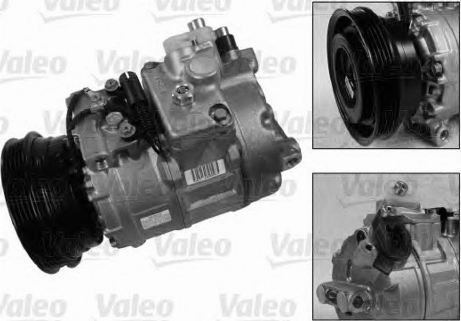 Valeo 699820 - Компрессор кондиционера avtokuzovplus.com.ua