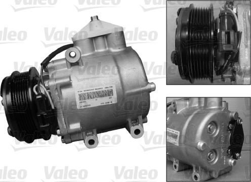 Valeo 699836 - Компресор, кондиціонер autocars.com.ua