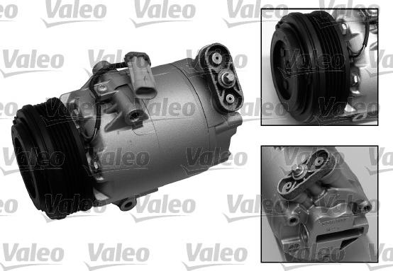 Valeo 699869 - Компресор, кондиціонер autocars.com.ua