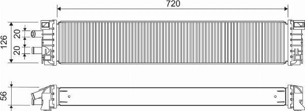VALEO 701294 - Радіатор, охолодження двигуна autocars.com.ua