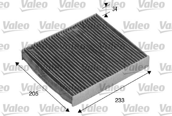 Valeo 715511 - Фильтр воздуха в салоне autodnr.net