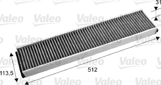 Valeo 715674 - Фільтр, повітря у внутрішній простір autocars.com.ua