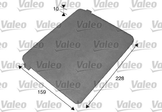 Valeo 716005 - Фильтр воздуха в салоне autodnr.net