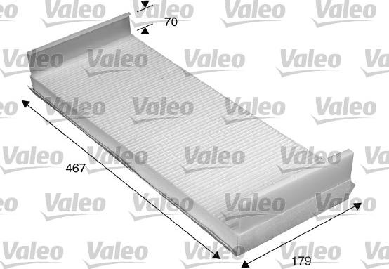 Valeo 716036 - Фільтр, повітря у внутрішній простір autocars.com.ua