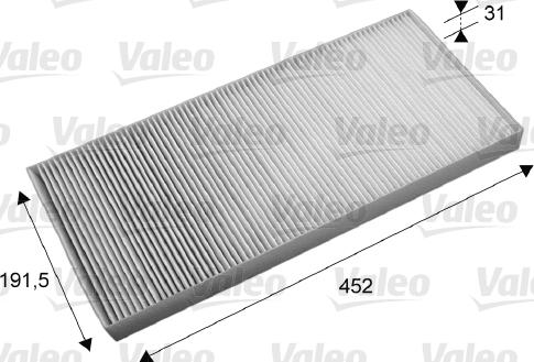 VALEO 716054 - Фільтр, повітря у внутрішній простір autocars.com.ua