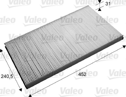 Valeo 716057 - Фильтр воздуха в салоне autodnr.net