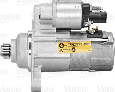 Valeo 726087 - Стартер avtokuzovplus.com.ua