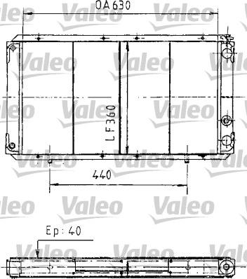 Valeo 730003 - Радіатор, охолодження двигуна autocars.com.ua