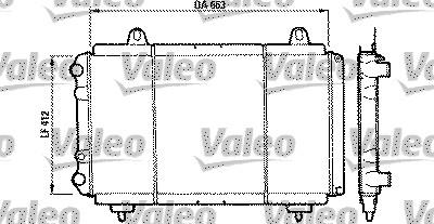 Valeo 730004 - Радіатор, охолодження двигуна autocars.com.ua