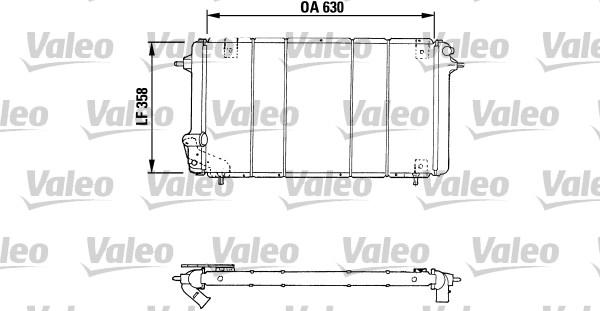 Valeo 730047 - Радіатор, охолодження двигуна autocars.com.ua