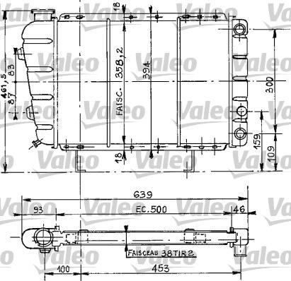 Valeo 730067 - Радіатор, охолодження двигуна autocars.com.ua