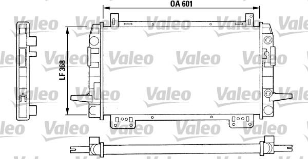 Valeo 730118 - Радіатор, охолодження двигуна autocars.com.ua