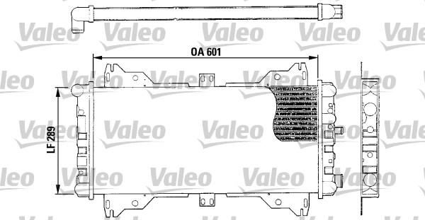 Valeo 730169 - Радіатор, охолодження двигуна autocars.com.ua