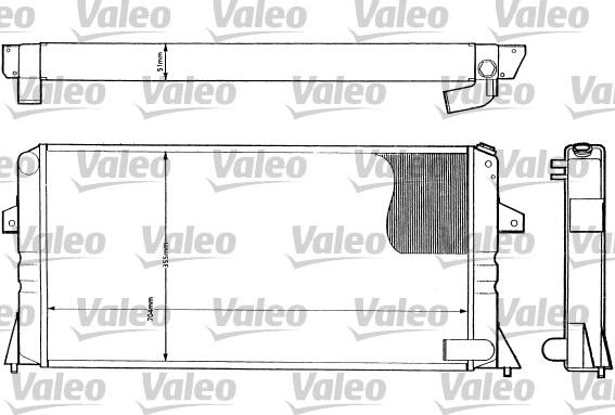 Valeo 730176 - Радіатор, охолодження двигуна autocars.com.ua