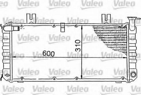 Valeo 730318 - Радіатор, охолодження двигуна autocars.com.ua